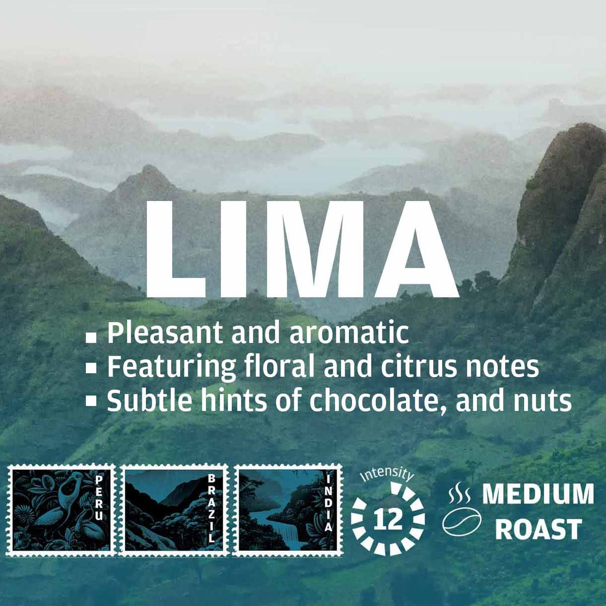 Lima ABANO di PARMA 70% ARABICA 7g Capsules x 100