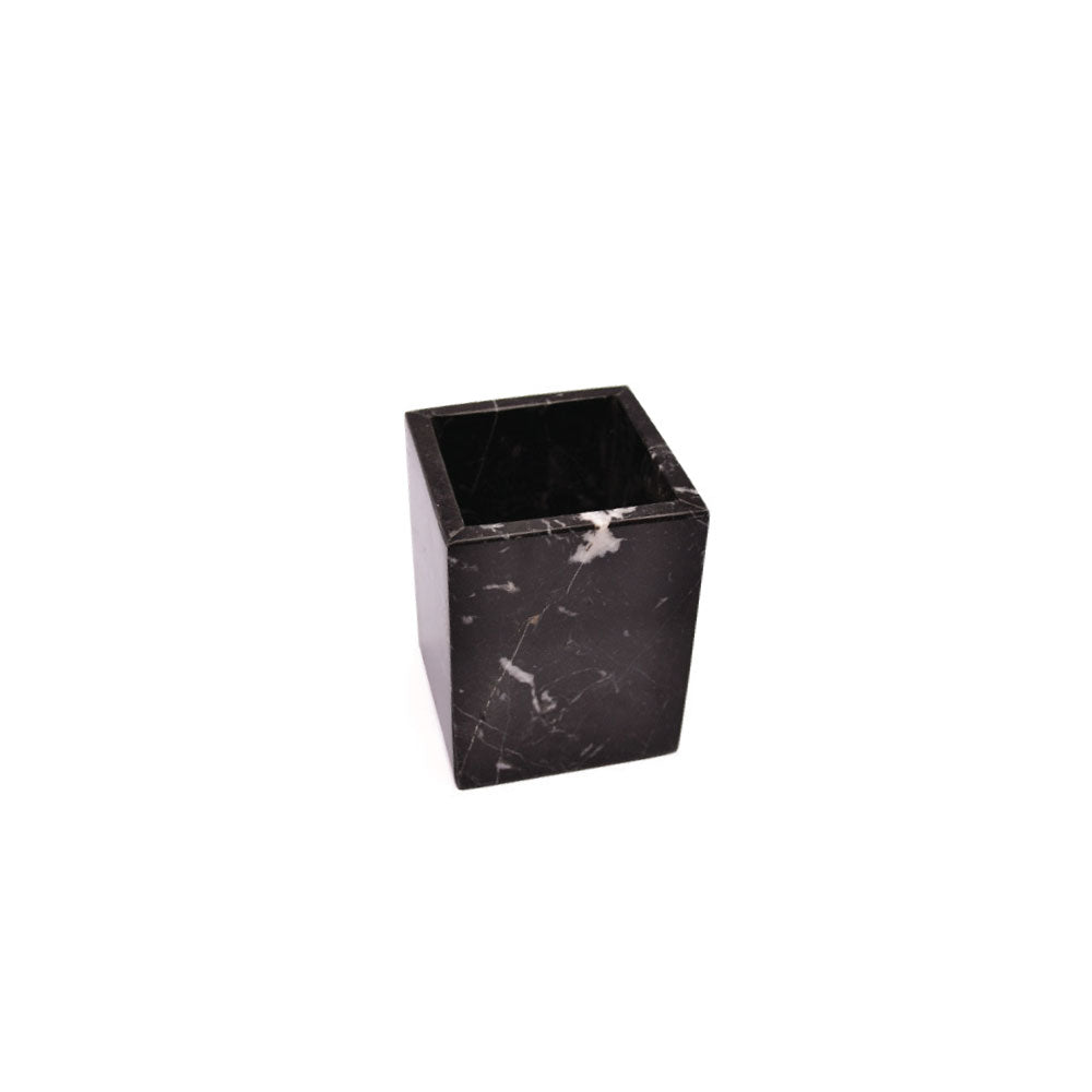 Marquina Handcrafted Black Marble Tumbler