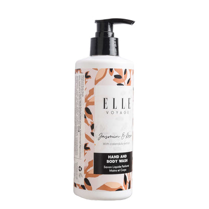 ELLE Jasmin & Rose Hand and body wash 363ml Dispenser 15/carton