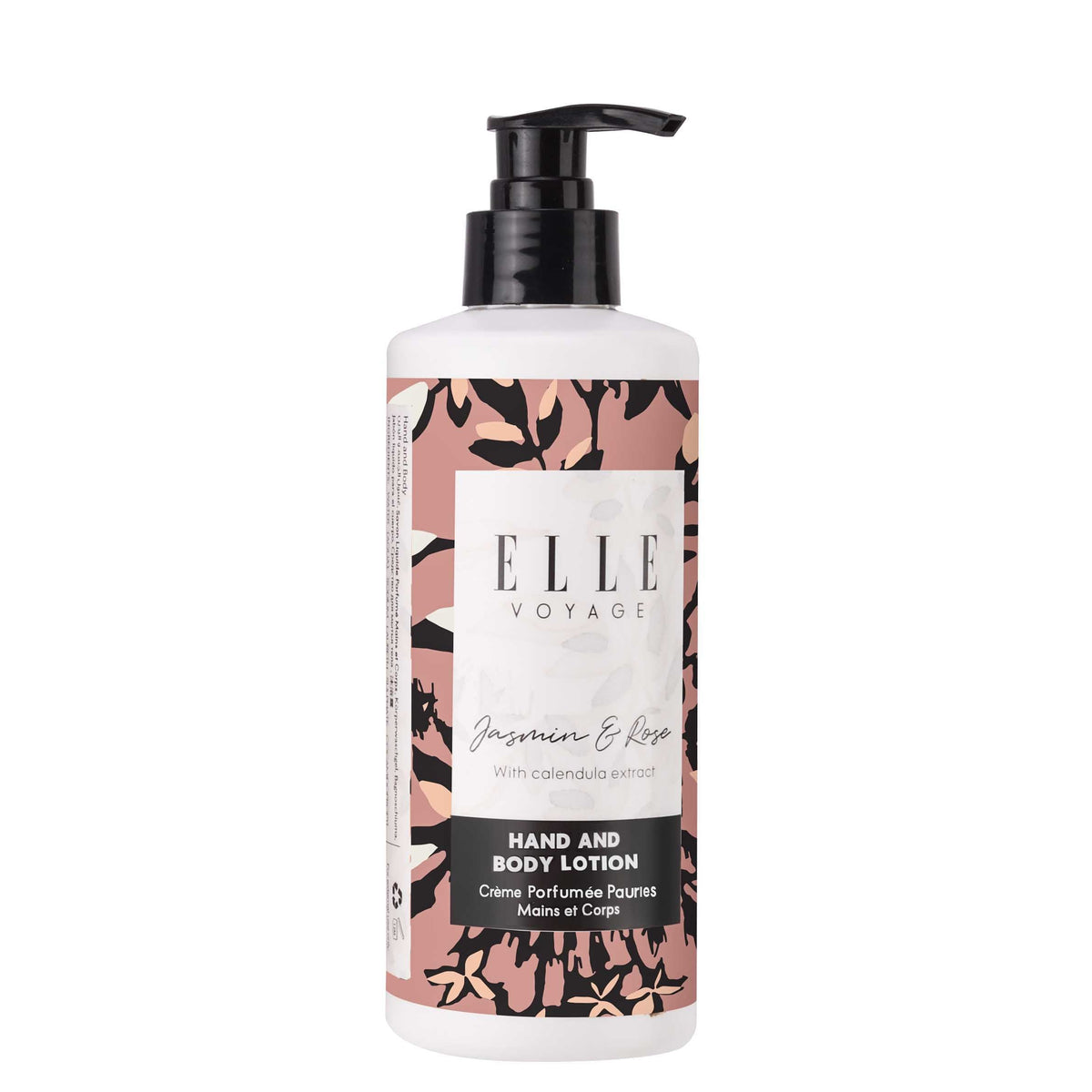 ELLE Jasmin & Rose Hand and body lotion 363ml Dispenser 15/carton