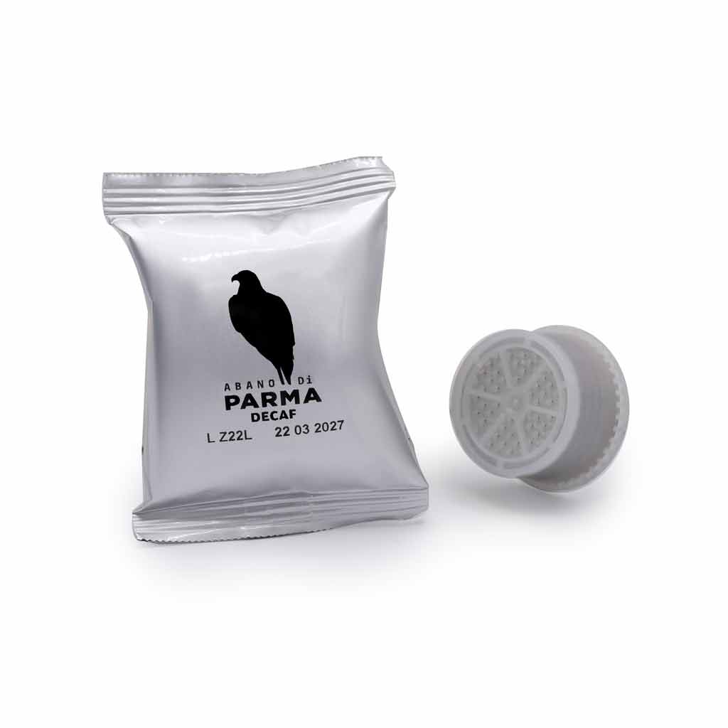 Decaf ABANO di PARMA 50% ARABICA 7g Capsules x 100