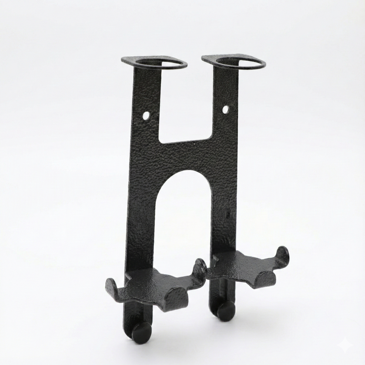 Angelo Caroli Black Stainless Steel Bracket Double Squared