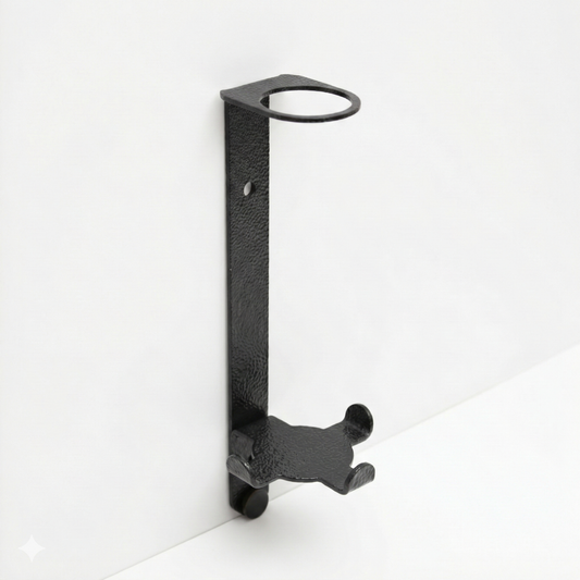 Angelo Caroli Black Stainless Steel Bracket Single Squared