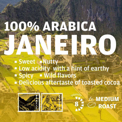 Janeiro ABANO di PARMA 100% ARABICA 7g Capsules x 100