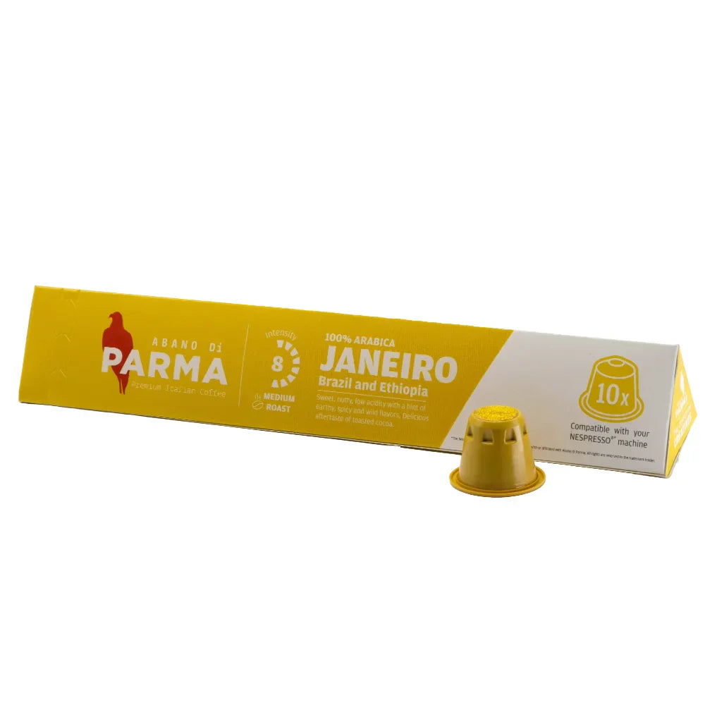 Janeiro ABANO di PARMA 100% ARABICA 5.6g Capsules x 100