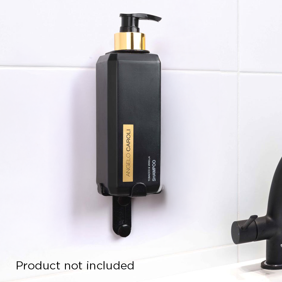 Angelo Caroli Black Stainless Steel Bracket Single Squared