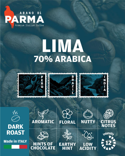 Lima Abano Di Parma 70% Arabica 1Kg Beans