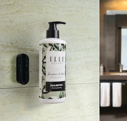 ELLE Jasmin & Rose 363ml black plastic bracket
