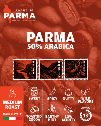 Parma Abano Di Parma 50% ARABICA 1kg Beans