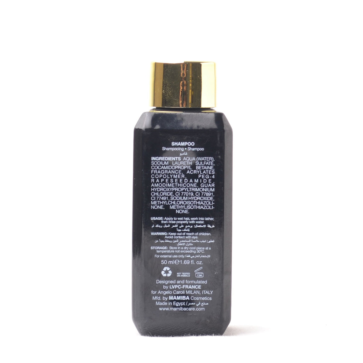 ANGELO CAROLI Shampoo 50ml Bottle