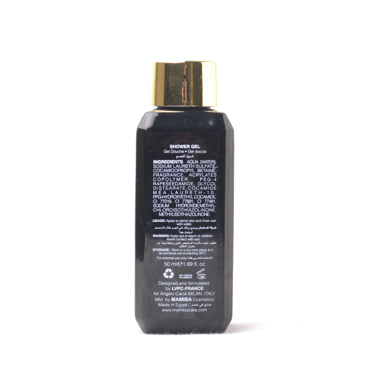 ANGELO CAROLI Shower Gel 50ml Bottle
