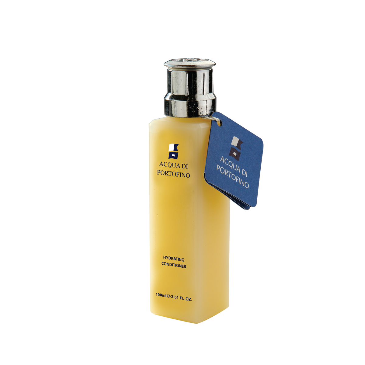 Acqua di Portofino Conditioner 100ml bottle with a silver cap and blue brand tag